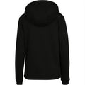 Black - Back - Build Your Brand Womens-Ladies Pullover Hoodie