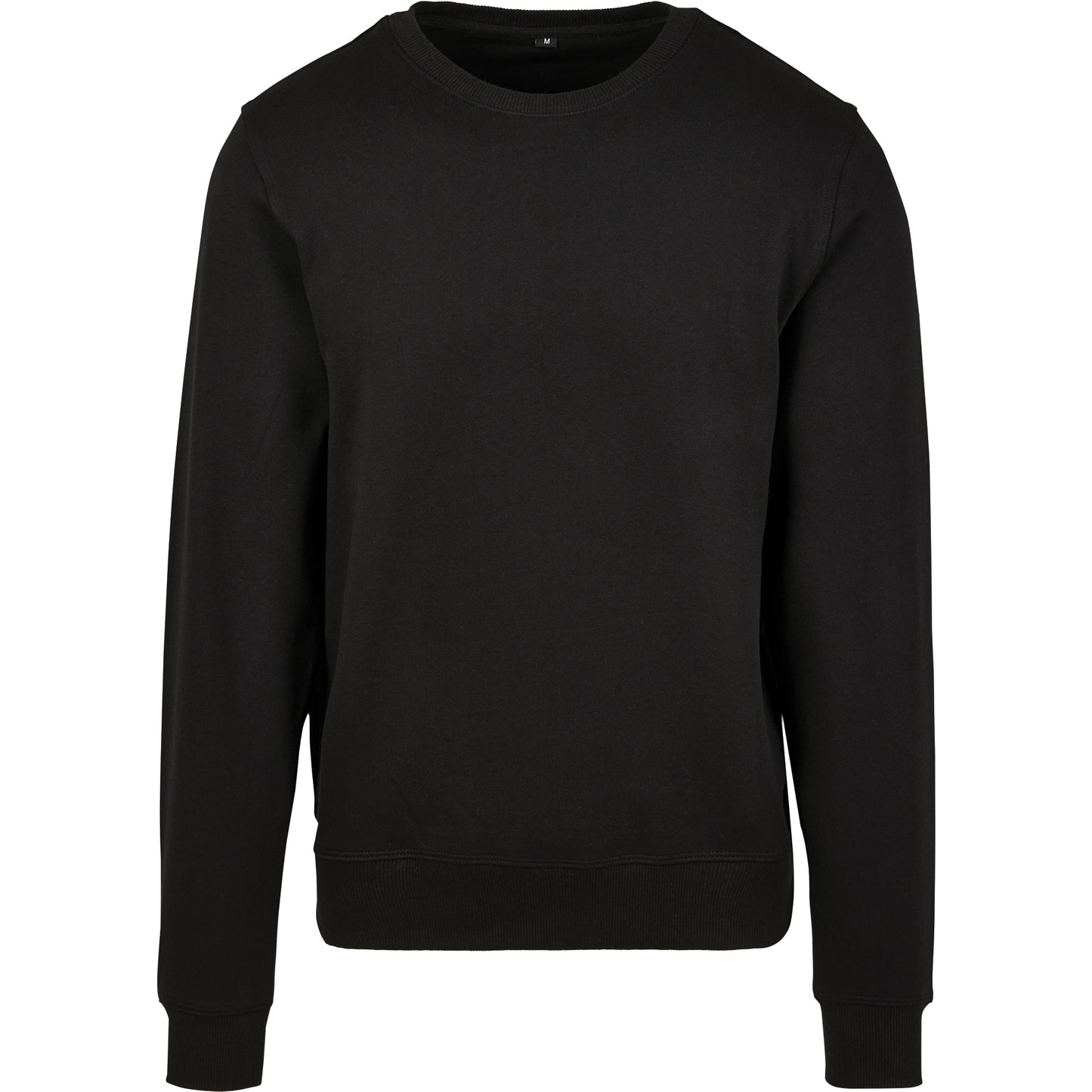 Black - Front - Build Your Brand Mens Premium Crew Neck Sweater