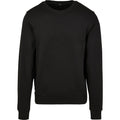 Black - Front - Build Your Brand Mens Premium Crew Neck Sweater