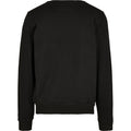 Black - Back - Build Your Brand Mens Premium Crew Neck Sweater