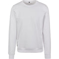 White - Front - Build Your Brand Mens Premium Crew Neck Sweater