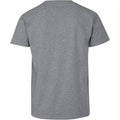 Heather Grey - Back - Build Your Brand Mens Basic T-Shirt