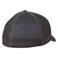 Dark Grey-White - Back - Flexfit by Yupoong Adults Unisex Coloured Front Mesh Trucker Cap