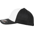 Black-White - Side - Flexfit by Yupoong Adults Unisex Coloured Front Mesh Trucker Cap
