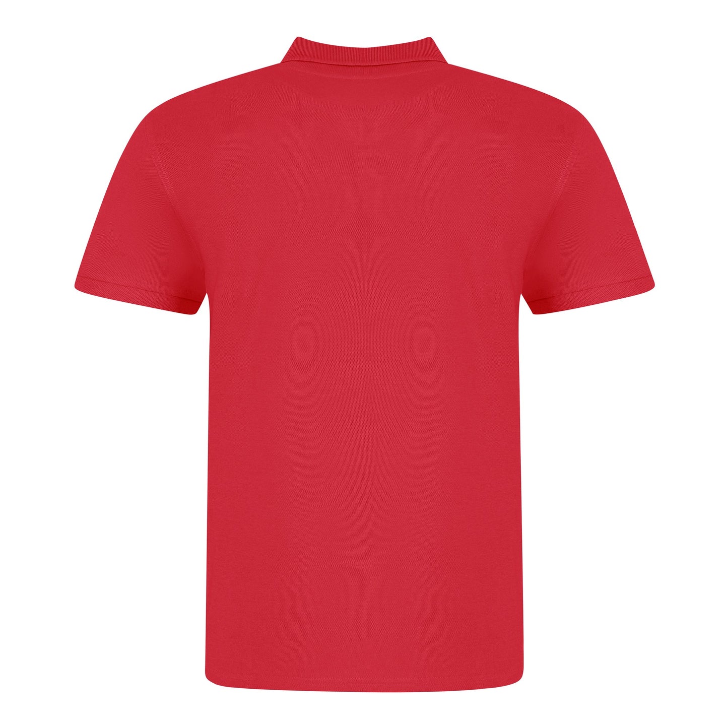 Fire Red - Back - AWDis Just Polos Mens The 100 Polo Shirt