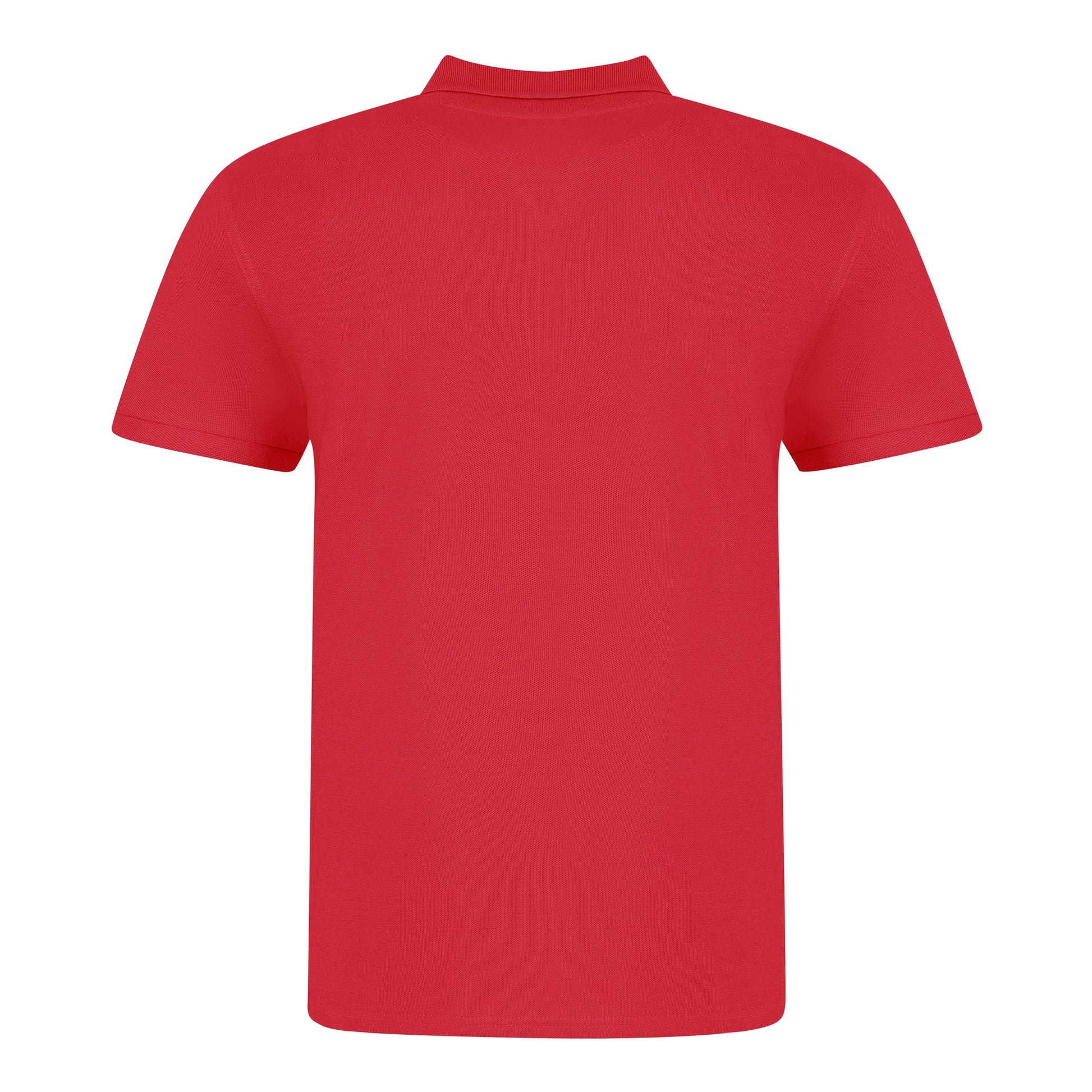Fire Red - Back - AWDis Just Polos Mens The 100 Polo Shirt