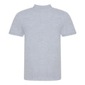 Heather Grey - Back - AWDis Just Polos Mens The 100 Polo Shirt