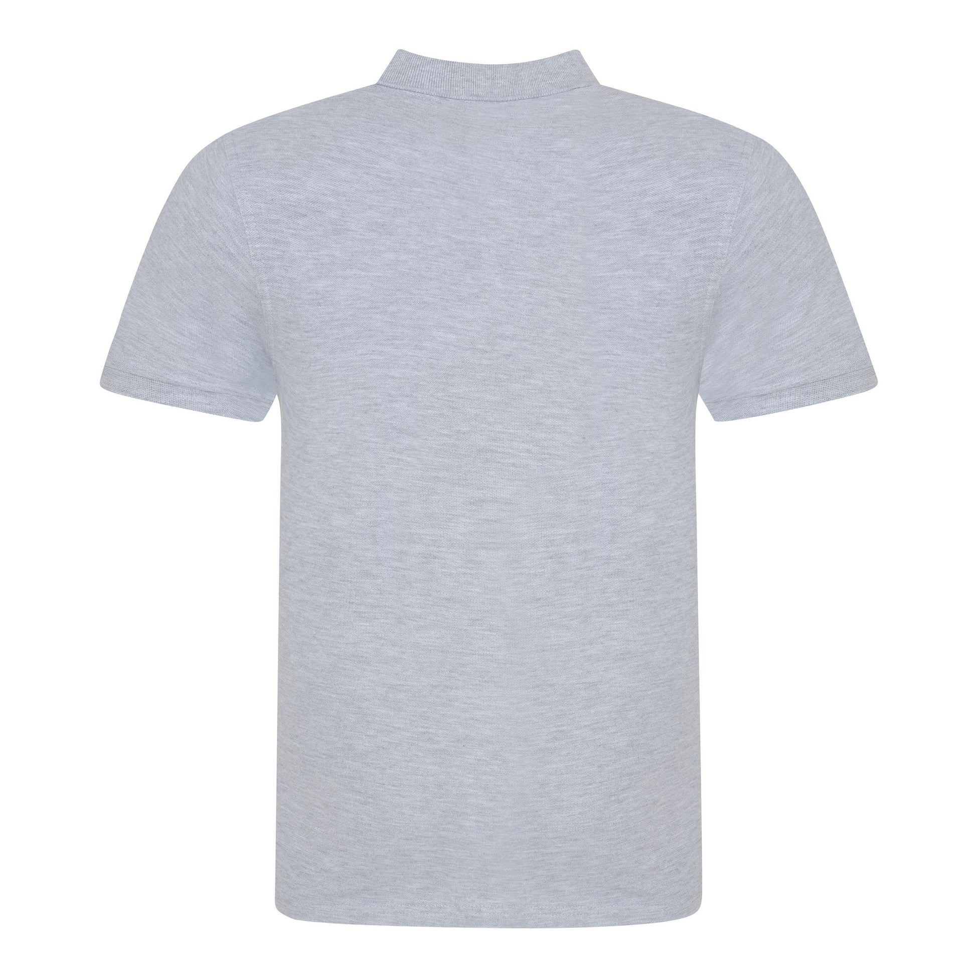 Heather Grey - Back - AWDis Just Polos Mens The 100 Polo Shirt