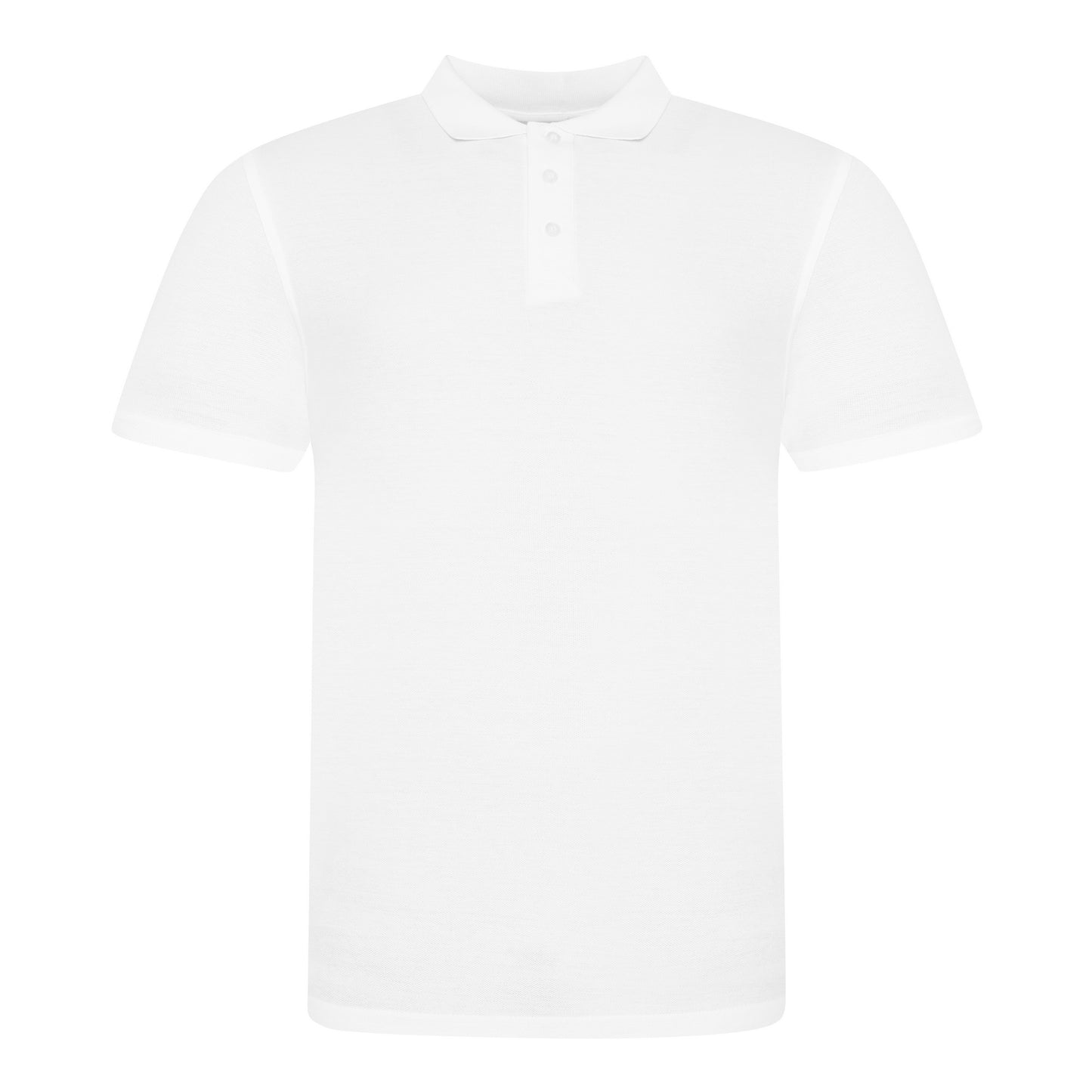 White - Front - AWDis Just Polos Mens The 100 Polo Shirt