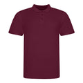 Burgundy - Front - AWDis Just Polos Mens The 100 Polo Shirt