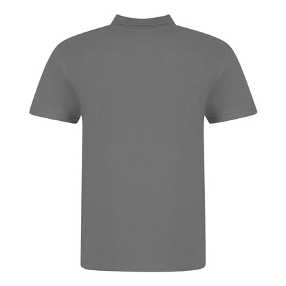 Charcoal - Back - AWDis Just Polos Mens The 100 Polo Shirt