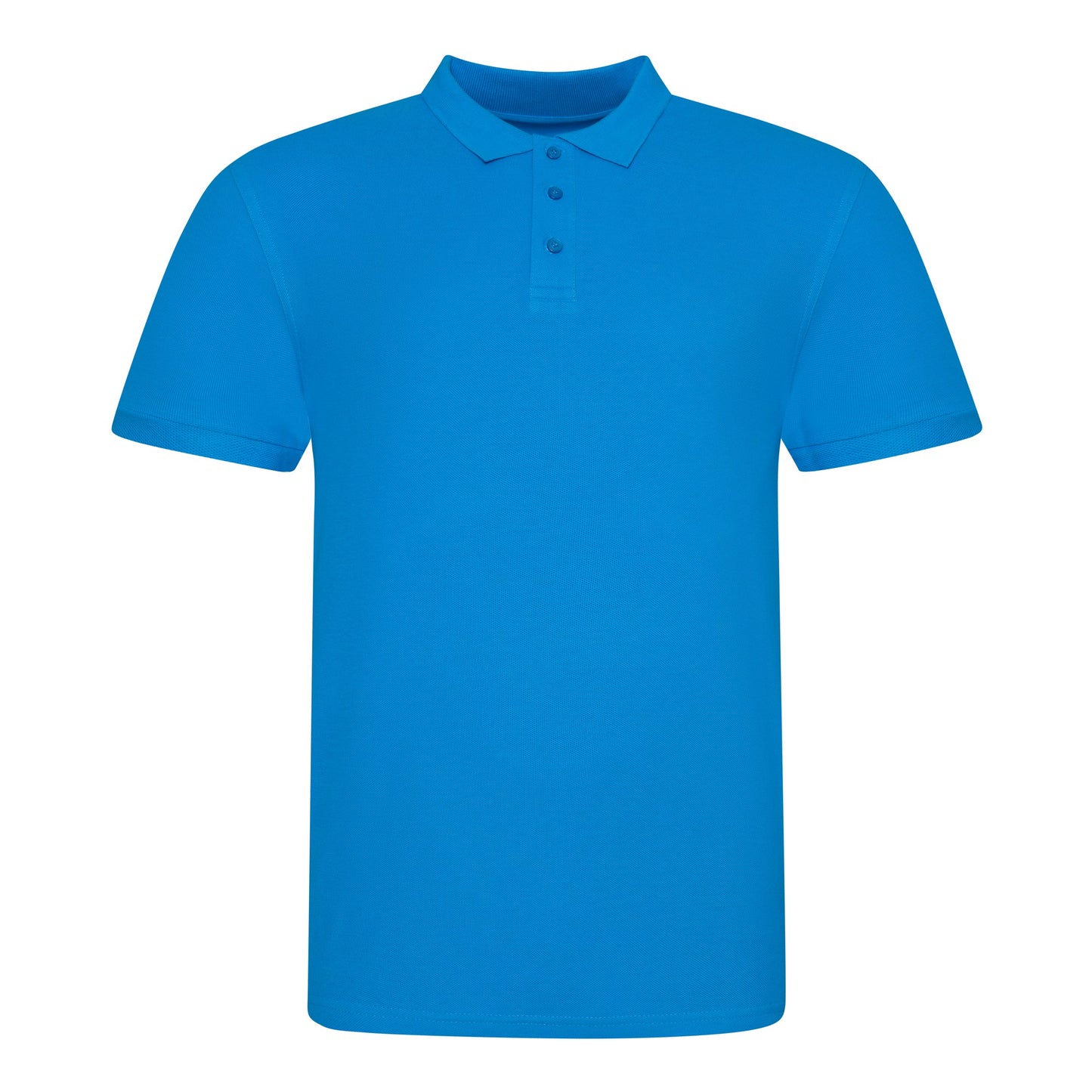 Azure Blue - Front - AWDis Just Polos Mens The 100 Polo Shirt