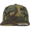 Woodland Camo - Back - Yupoong Felxfit Unisex Classic Camo Snapback Cap