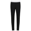 Black-White - Front - SF Minni Girls Fashion Leggings