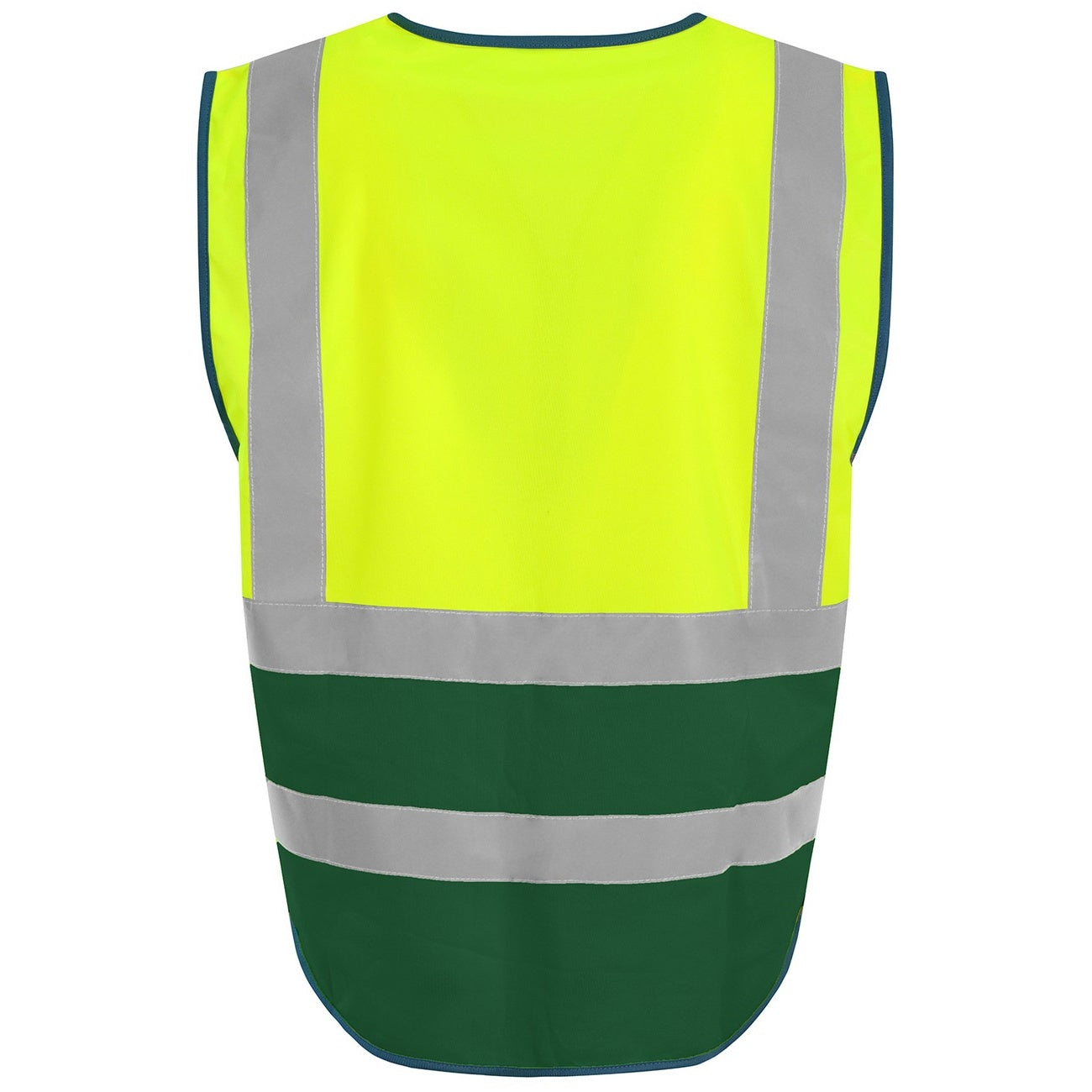 Royal Blue-Hi Vis Yellow - Lifestyle - Pro RTX High Visibility Unisex Adults Executive Waistcoat