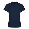 Oxford Navy - Front - AWDis Just Polos Womens-Ladies The 100 Girlie Polo Shirt