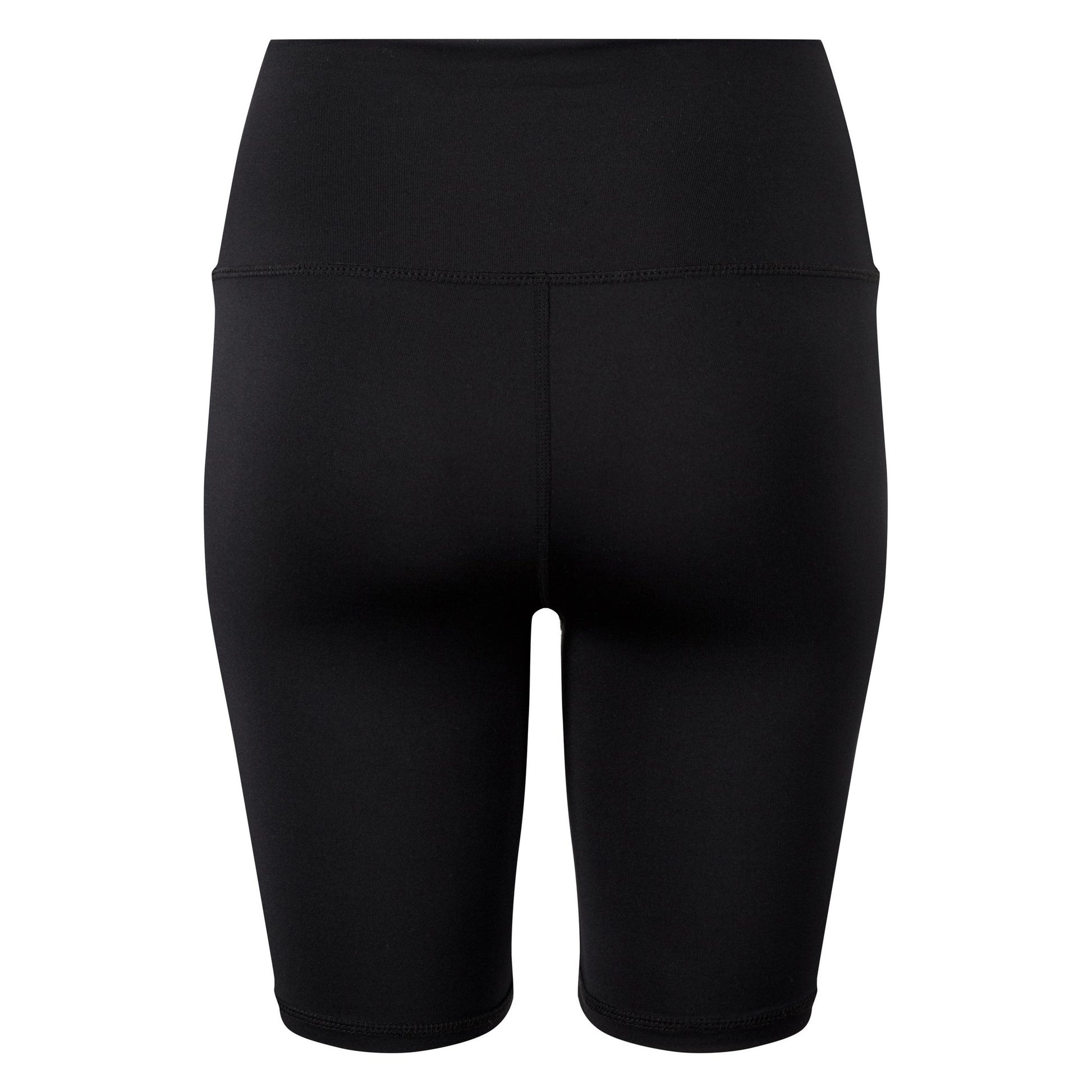 Black - Side - TriDri Womens-Ladies Legging Shorts