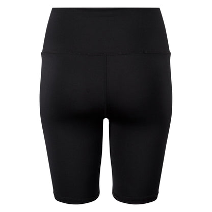 Black - Side - TriDri Womens-Ladies Legging Shorts