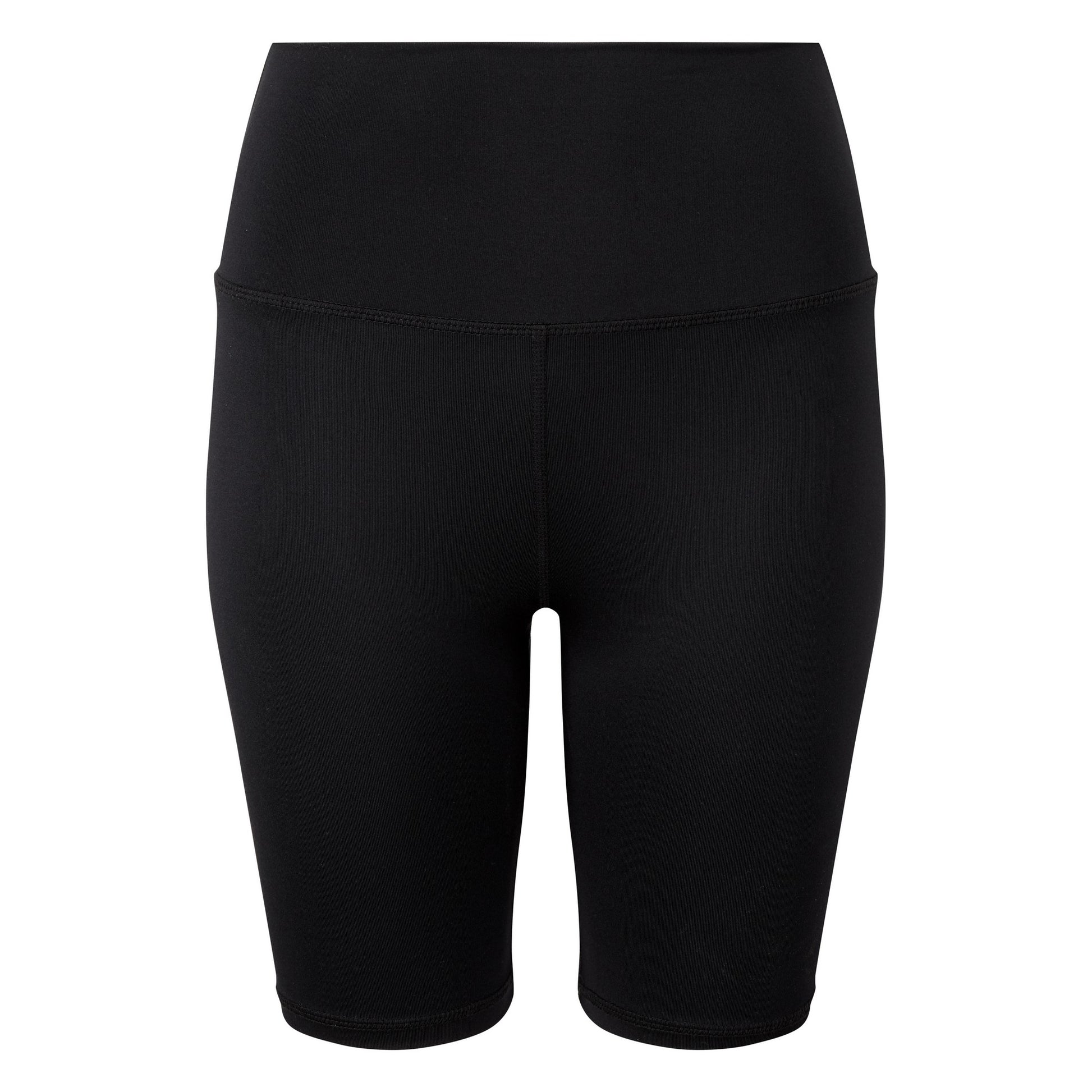 Black - Front - TriDri Womens-Ladies Legging Shorts