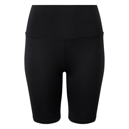 Black - Front - TriDri Womens-Ladies Legging Shorts