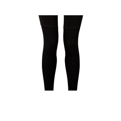 Black-Black - Side - TriDri Womens-Ladies Rib Knit Contrast Bottom Yoga Leggings