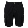 Black - Front - Asquith & Fox Mens Cargo Shorts