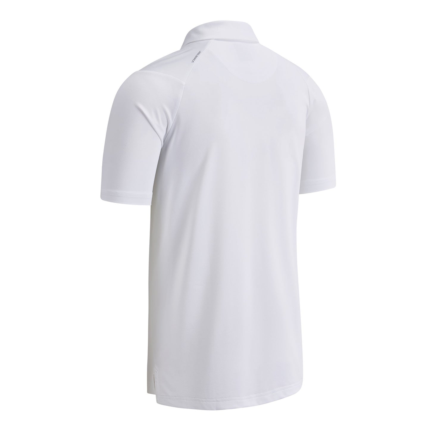 Bright White - Back - Callaway Mens Swing Tech Solid Colour Polo Shirt