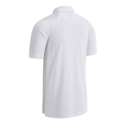 Bright White - Back - Callaway Mens Swing Tech Solid Colour Polo Shirt
