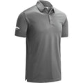 Grey - Front - Callaway Mens Swing Tech Solid Colour Polo Shirt