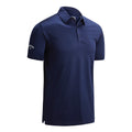 Peacoat Navy - Front - Callaway Mens Swing Tech Solid Colour Polo Shirt