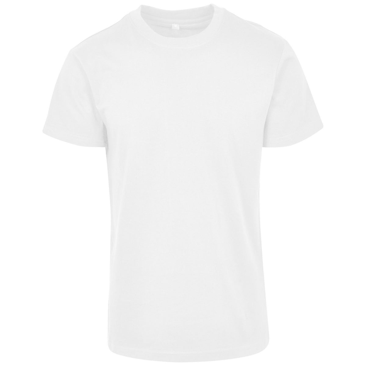 White - Front - Build Your Brand Unisex Adults Premium Combed Jersey T-Shirt
