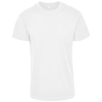 White - Front - Build Your Brand Unisex Adults Premium Combed Jersey T-Shirt