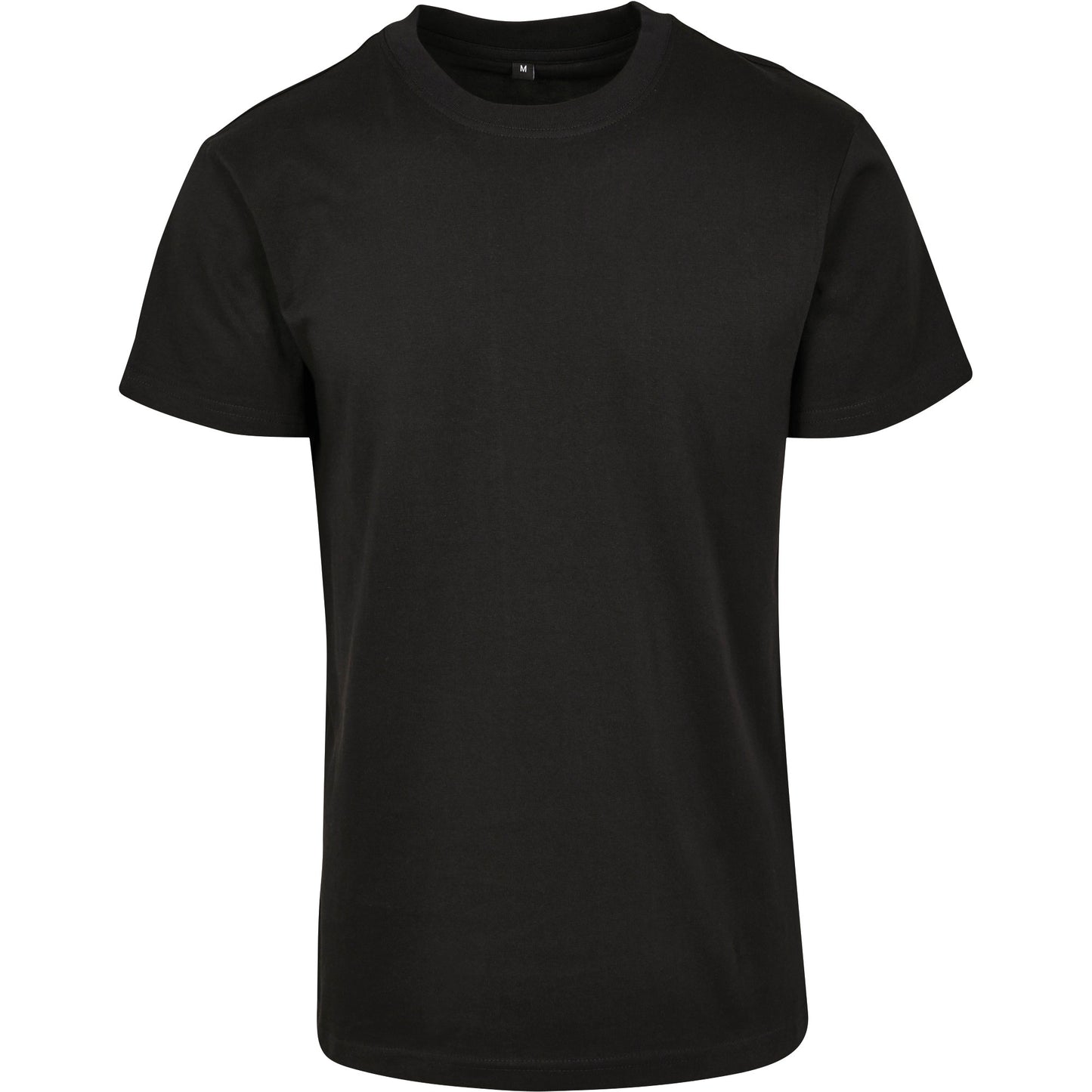Black - Front - Build Your Brand Unisex Adults Premium Combed Jersey T-Shirt