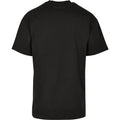 Black - Side - Build Your Brand Unisex Adults Wide Cut Jersey T-Shirt