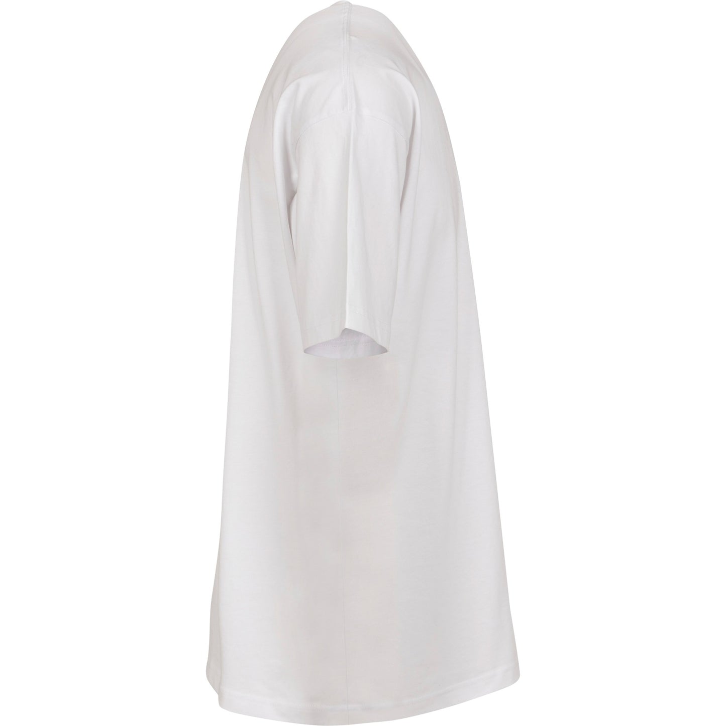 White - Back - Build Your Brand Unisex Adults Wide Cut Jersey T-Shirt