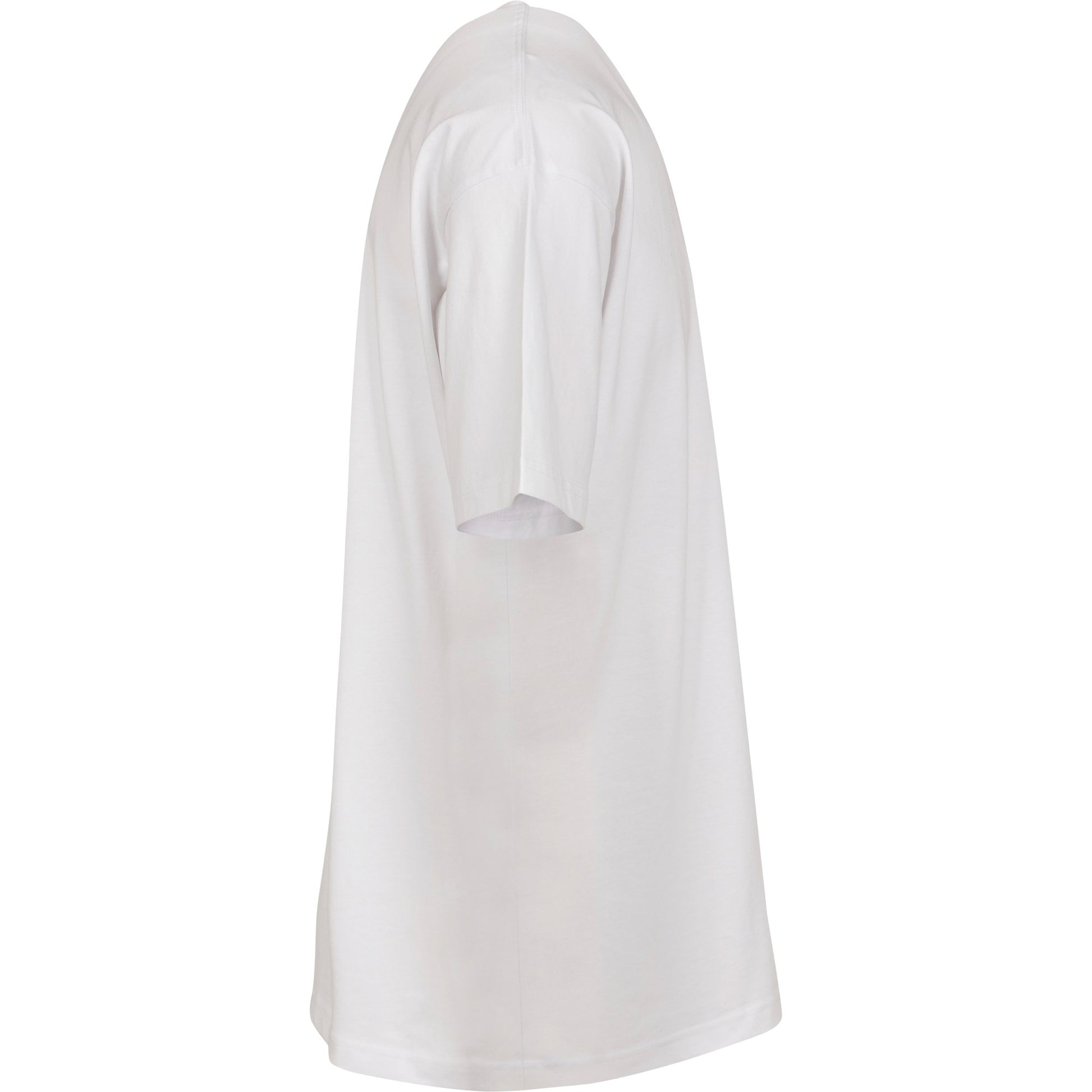 White - Back - Build Your Brand Unisex Adults Wide Cut Jersey T-Shirt