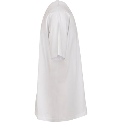 White - Back - Build Your Brand Unisex Adults Wide Cut Jersey T-Shirt