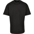 Black - Front - Build Your Brand Unisex Adults Wide Cut Jersey T-Shirt