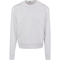 White - Front - Build Your Brand Unisex Adults Premium Oversize Crew Neck Sweatshirt