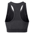 Black Denim - Back - TriDri Womens-Ladies Seamless 3D Fit Multi-Sport Denim Look Sports Bra