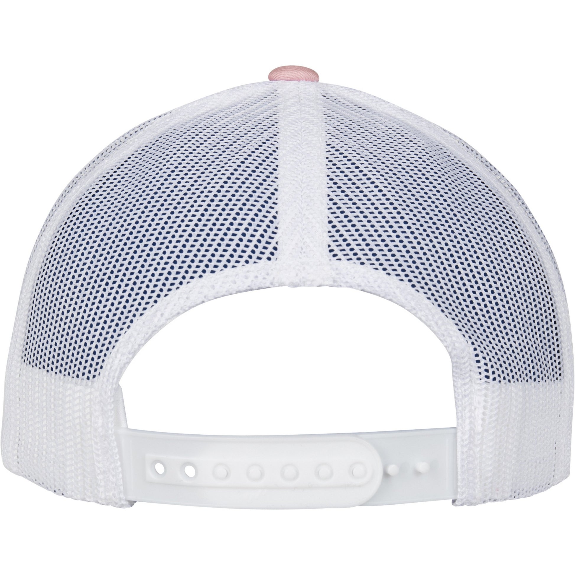 Light Rose-White - Pack Shot - Flexfit by Yupoong Checkerboard Retro Trucker Cap