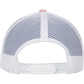 Light Rose-White - Pack Shot - Flexfit by Yupoong Checkerboard Retro Trucker Cap