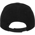Black - Close up - Flexfit by Yupoong Brushed Twill Mid-Profile Cap