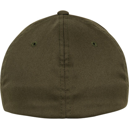 Neon Orange-White-Olive - Pack Shot - Flexfit by Yupoong 3-Tone Cap