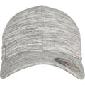 Black-Heather Grey - Back - Flexfit by Yupoong Stripes Melange Cap