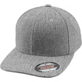 Heather Grey - Front - Flexfit by Yupoong Plain Span Cap