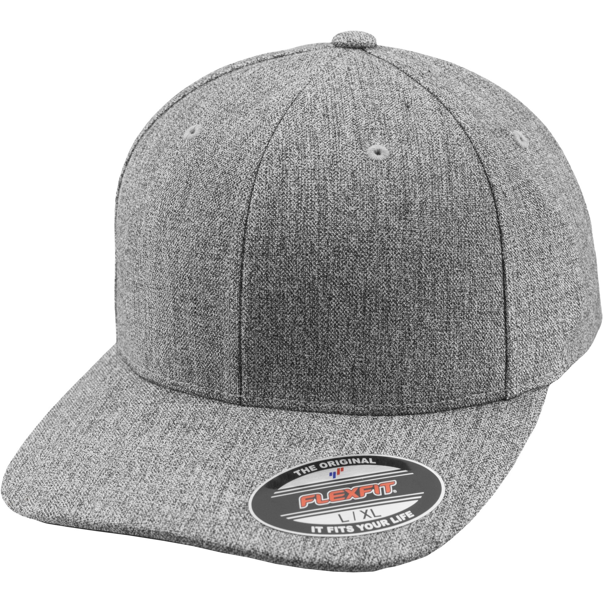 Heather Grey - Front - Flexfit by Yupoong Plain Span Cap