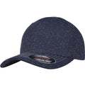 Navy - Front - Flexfit by Yupoong Piqu Dots Cap