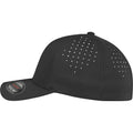 Black - Side - Flexfit By Yupoong Perforated Cap