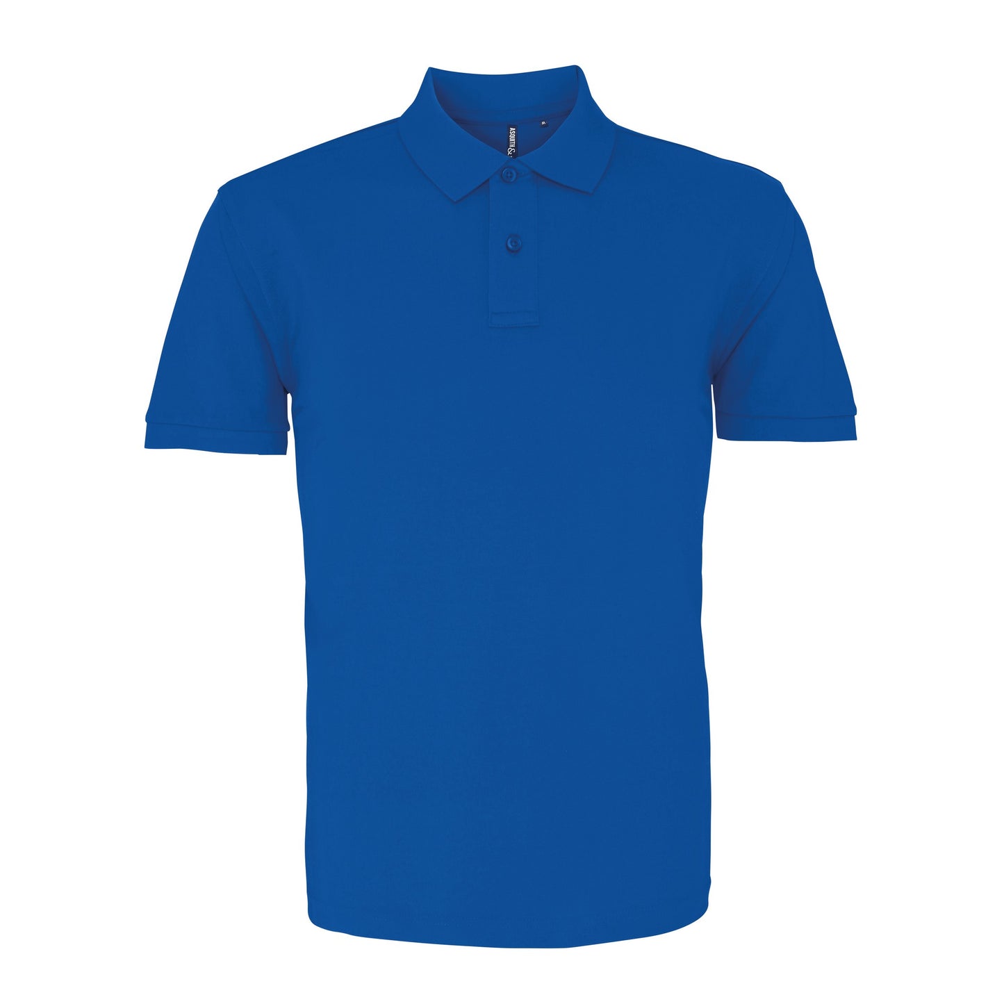 Bright Royal - Front - Asquith & Fox Mens Organic Classic Fit Polo Shirt